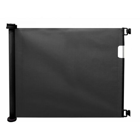 Cancelletto per bambini a rullo regolabile, grigio scuro 130x8 h88cm Slome
