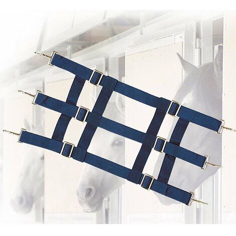 Cancelletto per box in nylon con cinghie 5 cm blu