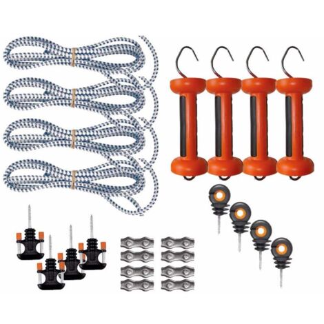 Cancello con corda elastica Multipack 4x 3/6m