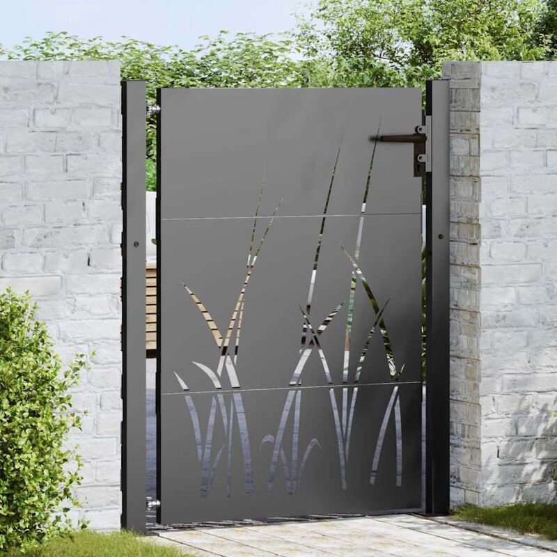 Cancello Da Giardino, Cancello Da Giardino 105x75 Cm Acciaio Corten...