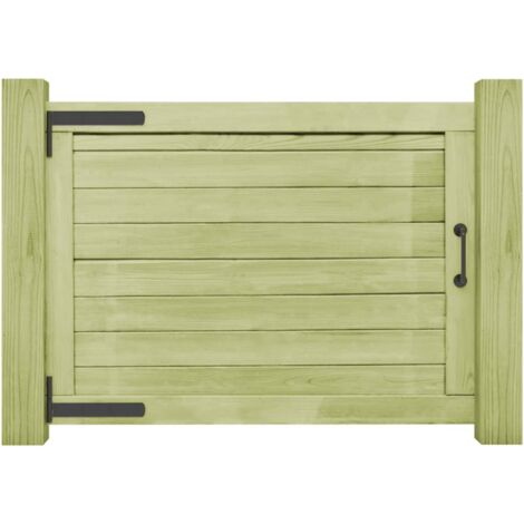 Cancello da Giardino in Legno di Pino Impregnato 75x100 cm vidaXL