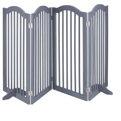 Cancello di sicurezza grigio 92 cm