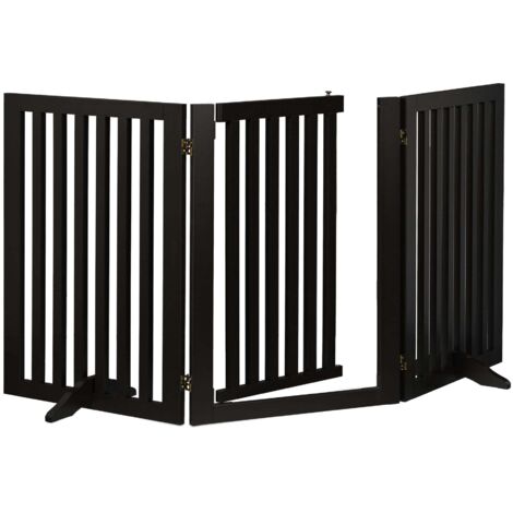 Cancello di sicurezza nero con anta 70 cm