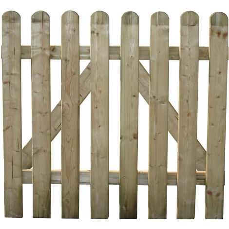 Mini recinzione giardino staccionata in legno 180x70cm orto animali