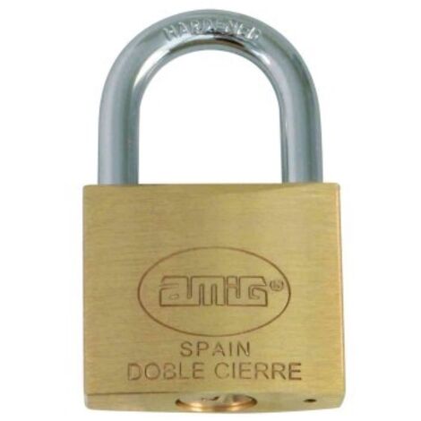 CANDADO 1-20 LATON MATE (S) - AMIG