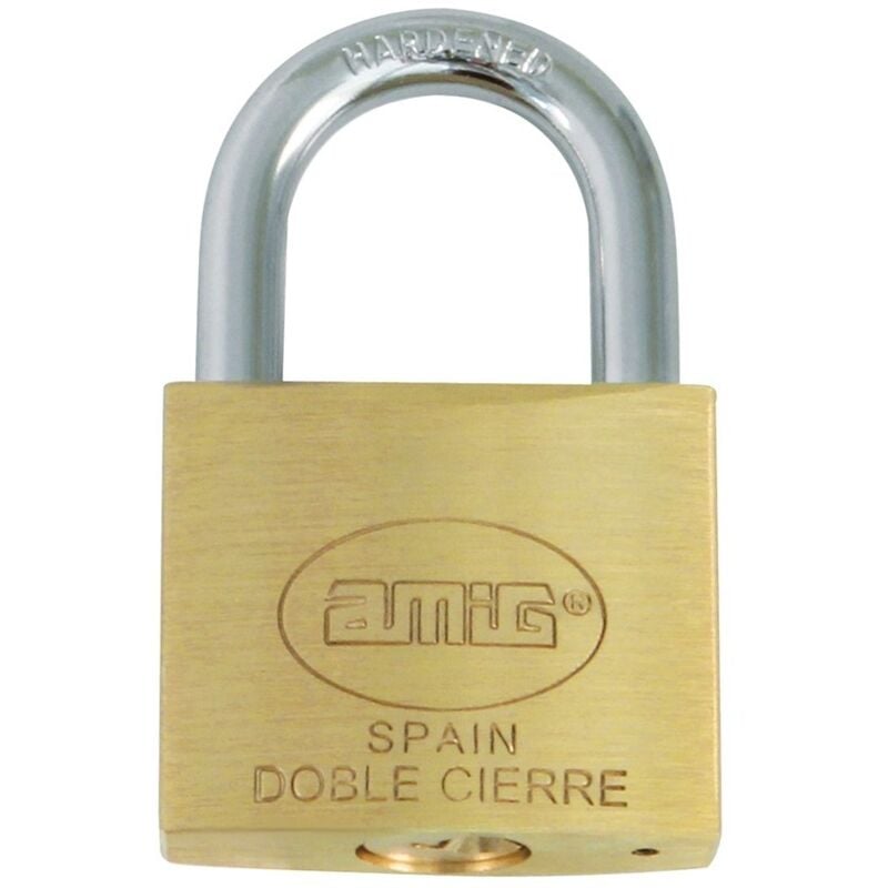 

Candado 2-40 laton mate-display blister
