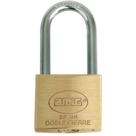 CANDADO 3-40 LATON MATE (S) - AMIG