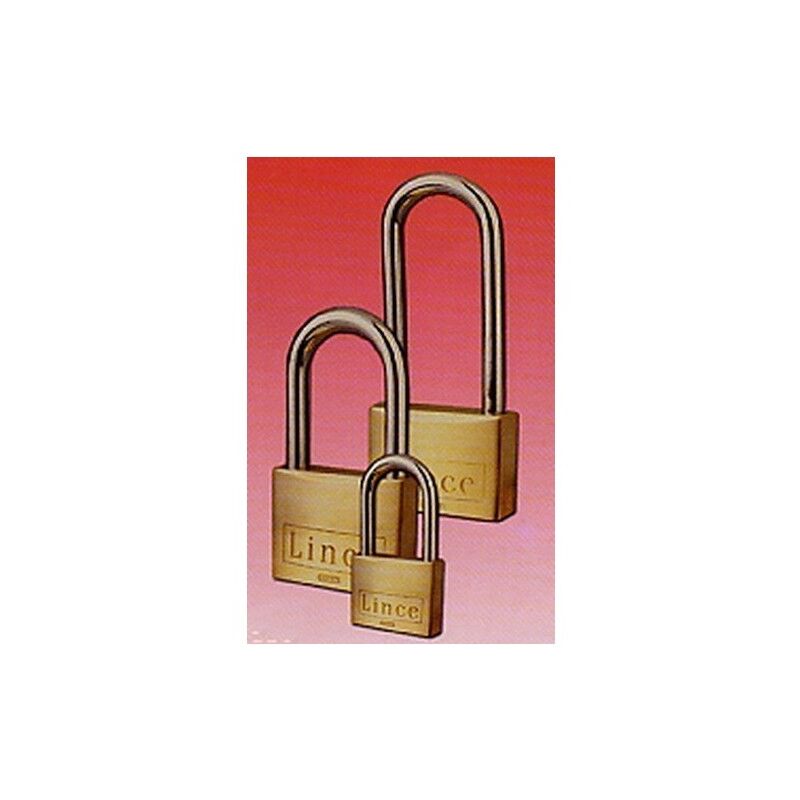 

Candado Seguridad 30Mm Arco Largo Llave Nº 3387 Laton - Lince