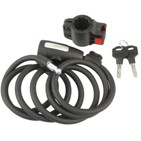 CANDADO 510-1800X10 CABLE NEGRO (D) - AMIG