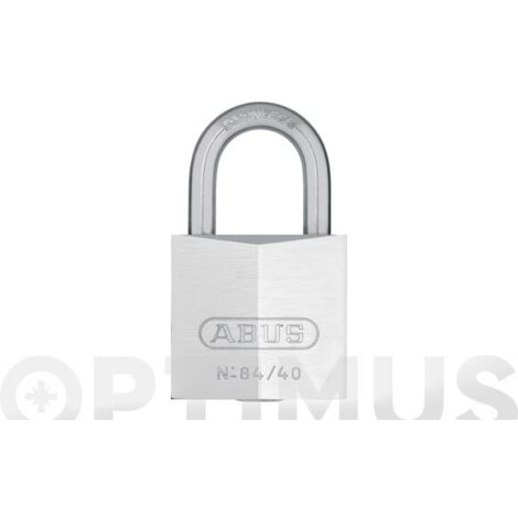 CANDADO 84BI ARCO ACERO INOX LARGO BLISTER