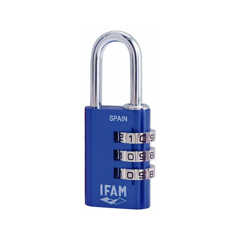 

Ifam - CANDADO ALUM. COMBINACION AZUL. 20 MM.