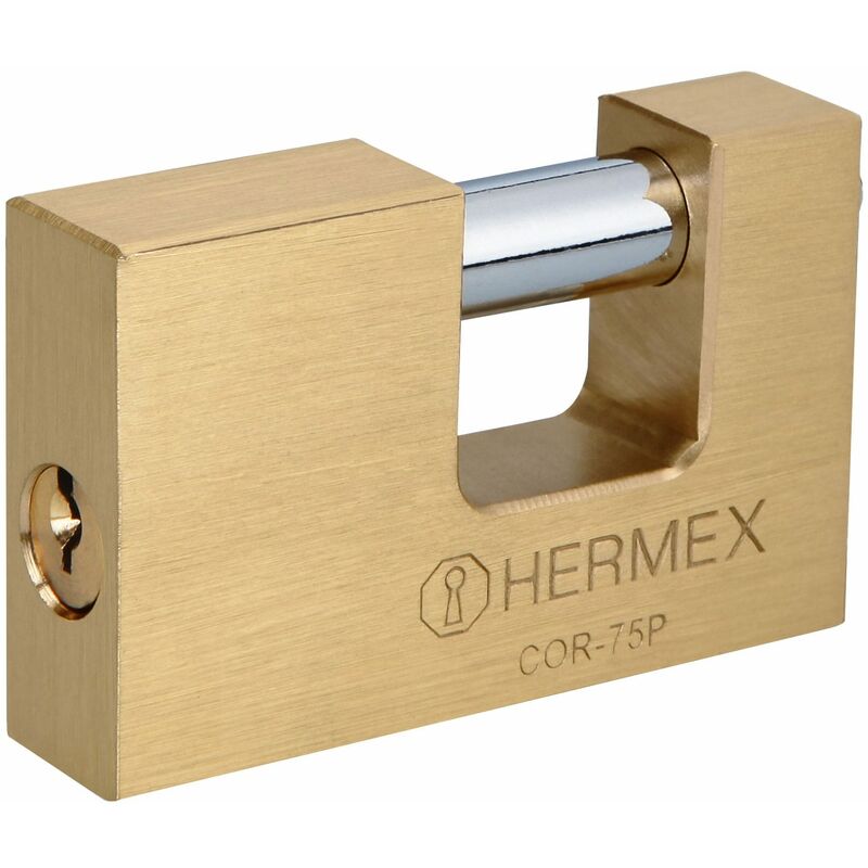 

Candado antipalanca, 75mm, cuerpo de latón