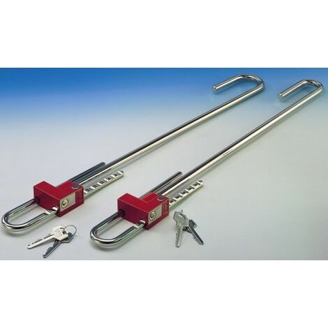CANDADO ANTIRROBO COCHE ARCO CREM.Ø10MM ANCHO NIQ 82 FAC
