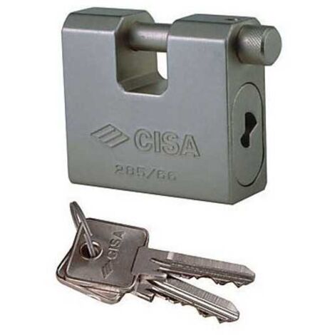 Candado blindado de 84 mm, persianas Kc 28550 Cisa