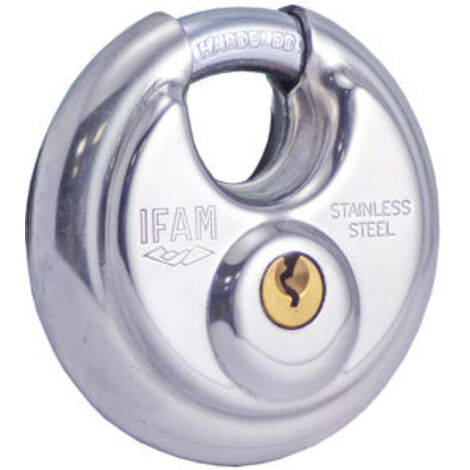 CANDADO CIRCULAR INOXIDABLE 70 MM - 550