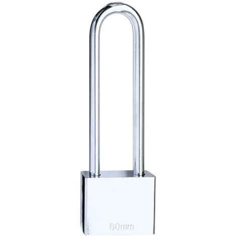 Candado con llave, resistente, de arco largo, con 4 llaves, resistente al agua, de seguridad para exteriores, para almacén, garaje, jardín y cercas, 30 mm