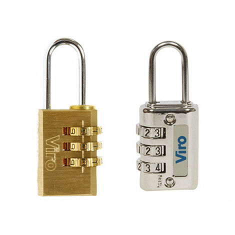 Candado de combinación Viro 40479 – arco Ø 30 mm – Hecho en Italia