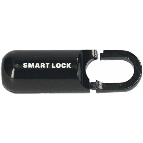 Candado de huella digital inteligente Cerradura biométrica impermeable Cerradura de seguridad portátil sin llave Antirrobo para equipaje Mochila escolar Maleta Bolso Armario Bicicleta (Negro)