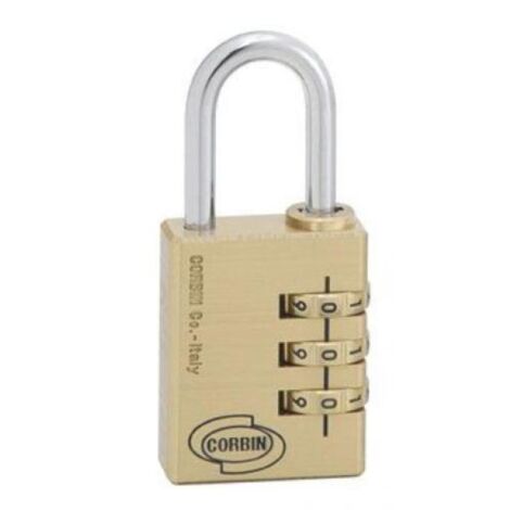 Candado de latón de 30 mm – Cerradura resistente para uso diario – Kombo-Corbin