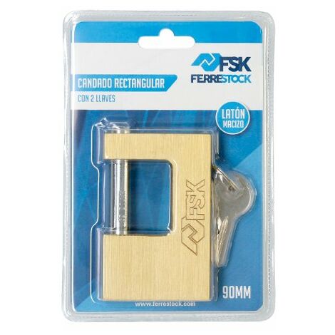 Candado de llave Ferrestock 90 mm