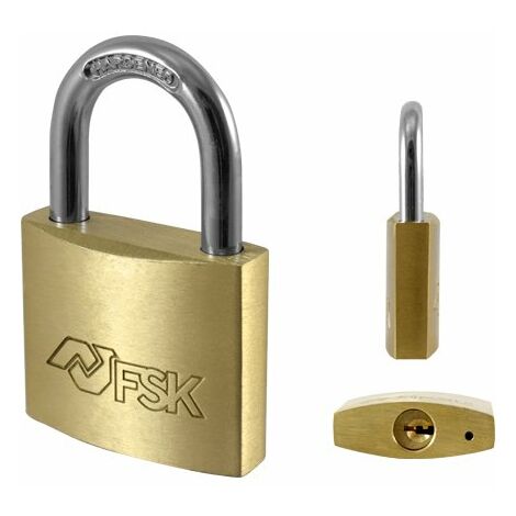 Candado de llave Ferrestock Latón 40 mm