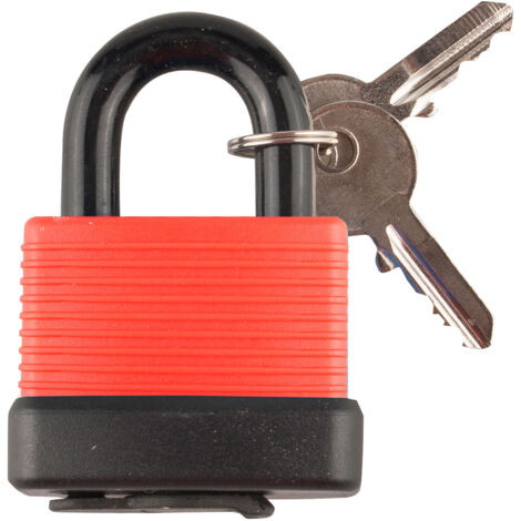 CANDADO INTEMPERIE HANDLOCK 40MM ROJO