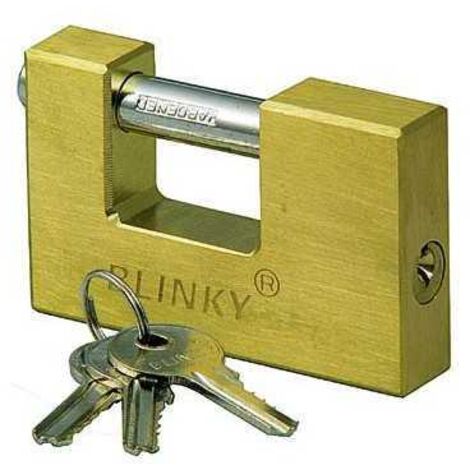 Candado intermitente para contraventanas pesadas de latón mm. 50