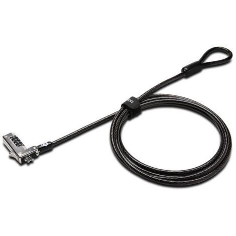 Candado Kensington Slim NanoSaver antivol negro para portátil