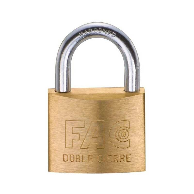 

Fac - CANDADO LATON ARCO NORMAL 30MM STD