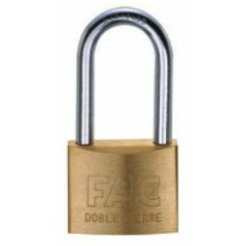 

Fac - CANDADO LATON ARCO LARGO 30MM LLAVES IGUALES