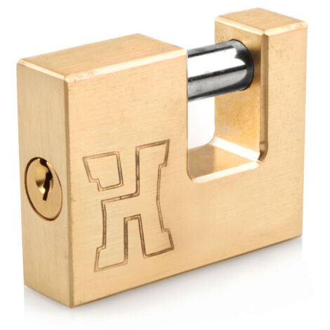 Candado latón handlock tipo "u" 90mm