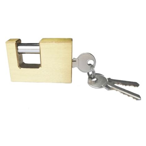 CANDADO LATON RECTANGULAR - 70 MM