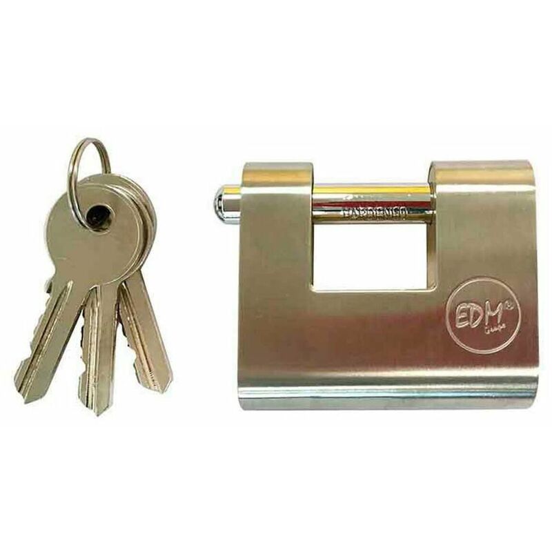 

Candado laton reforzado de seguridad 50,5x48,5x20mm blister - EDM