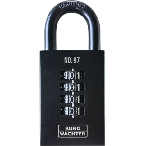 Candado numérico Cerradura Numero 97 cuerpo-An. 50 mm con rodillo numérico fundido 4