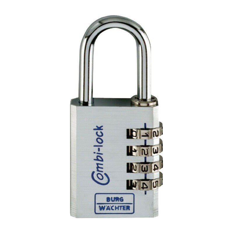 

Burg-wächter - Candado numérico Combi Lock 90 Chromo lock cuerpo-W.40mm aluminio (Por 5)