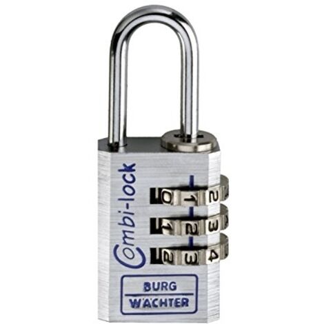 Candado numérico Combi Lock 90 Chromo lock cuerpo-B.20mm aluminio