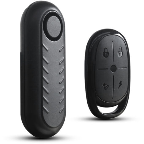 Candado para bicicleta con sensor de vibración inalámbrico y control remoto, 110 dB, resistente al agua, alarma de seguridad para puertas de garaje y motocicletas.