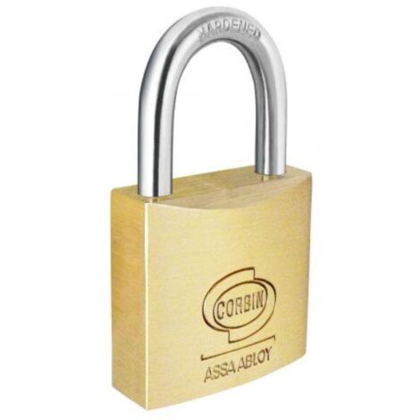 Candado Prium Corbin Latón Cromado Llaves Arqueadas 2 mm 70 x 4 uds.
