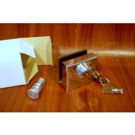 Candado puerta LYF cristal suelo L-301