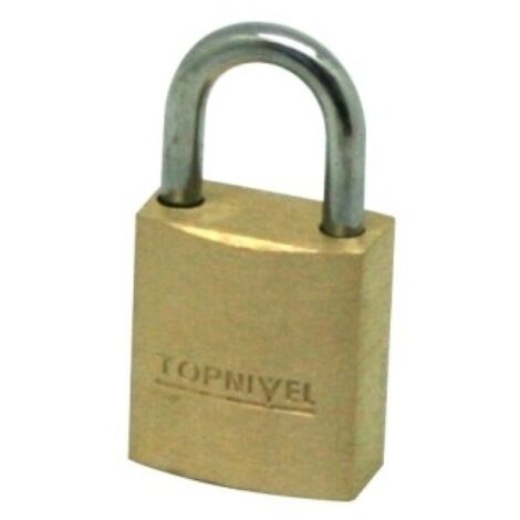 Candado Seguridad  15Mm Arco Corto Laton  Nivel