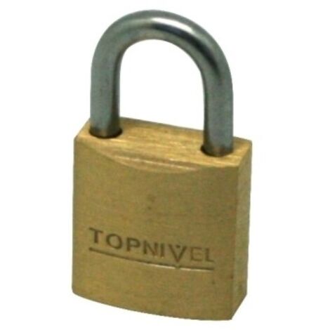 Candado Seguridad  20Mm Arco Corto Laton Nivel
