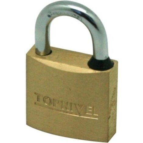 Candado Seguridad  30Mm Arco Corto Laton Nivel