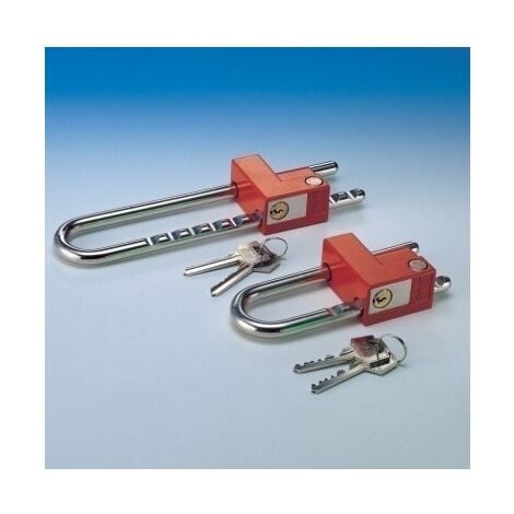 Candado Seguridad 47-123Mm Arco Cremallera Extensible Laton 530/70 Niquel Fac