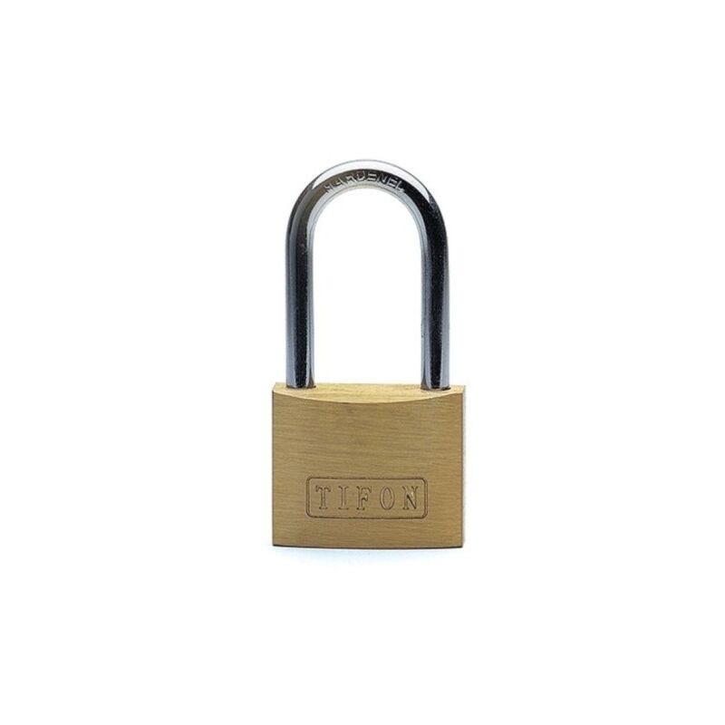 

Candado Seguridad 25Mm Arco Largo Llaves Iguales 251 Tifon Laton Ifam