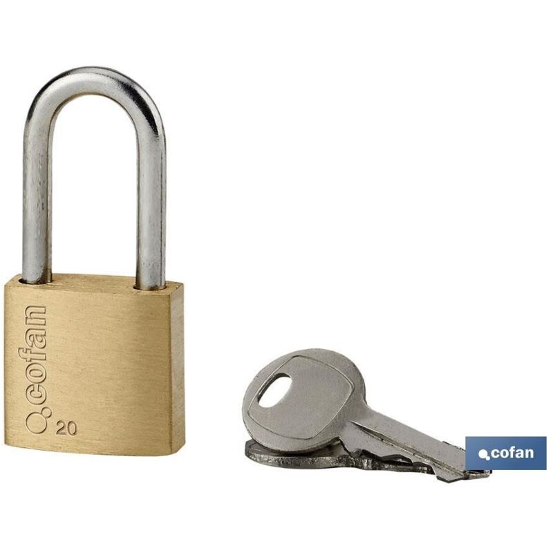 

Candado latÓn alargo quality plus 50mm llaves iguales