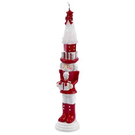 Candela a forma di soldatino per decorazioni natalizie -Piccolo