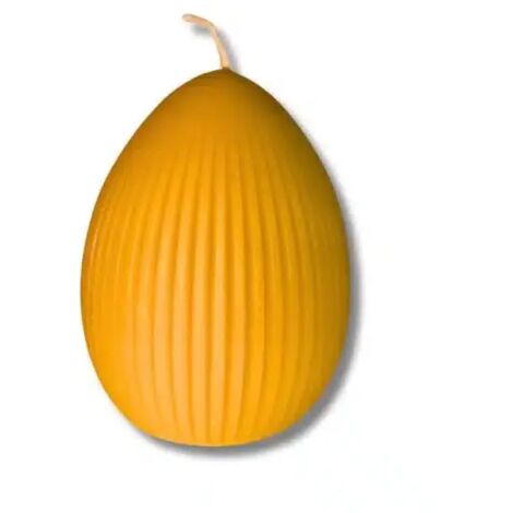 Candela a forma di uovo di Pasqua, 100% cera d'api