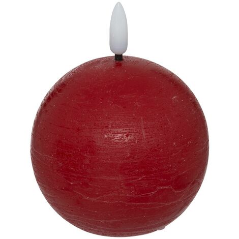 Candela a sfera molia led d.12cm rosso - Atmosphera créateur d'intérieur