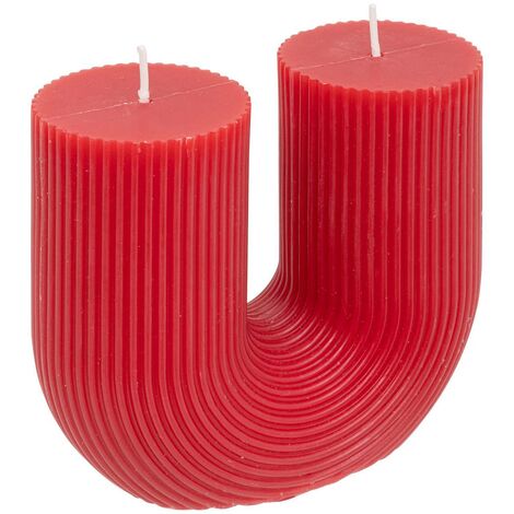 Candela a u demi 400g rosso - Atmosphera créateur d'intérieur
