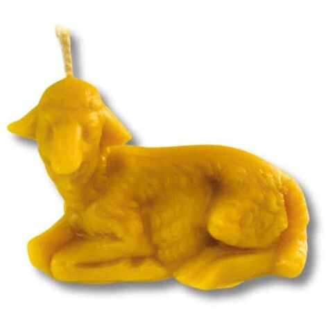 Candela AGNELLO DI PASQUA 100% cera d'api